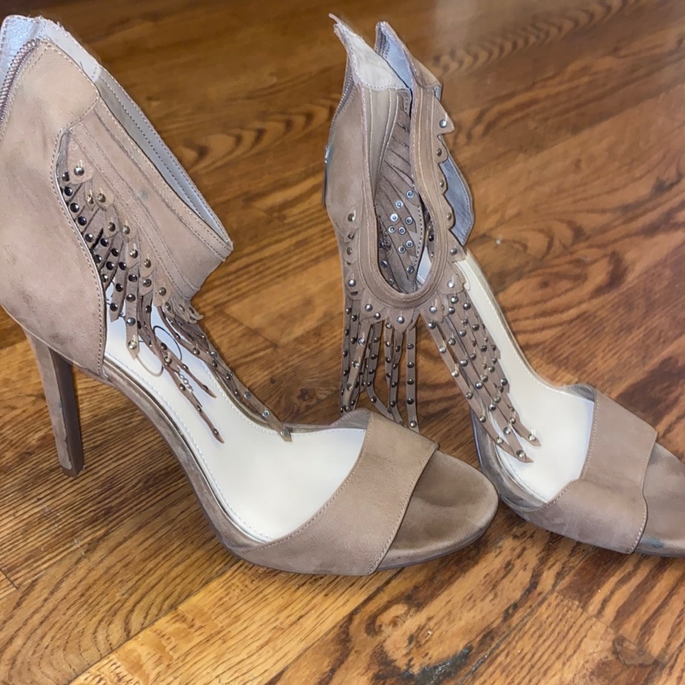 Jessica Simpson brown tassel sandals